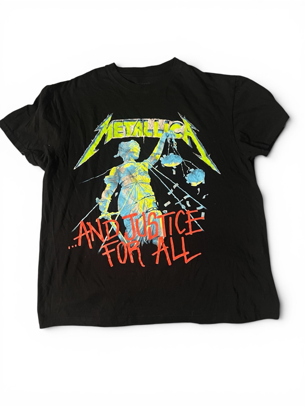 Metallica "...And Justice For All" Black Graphic Tee